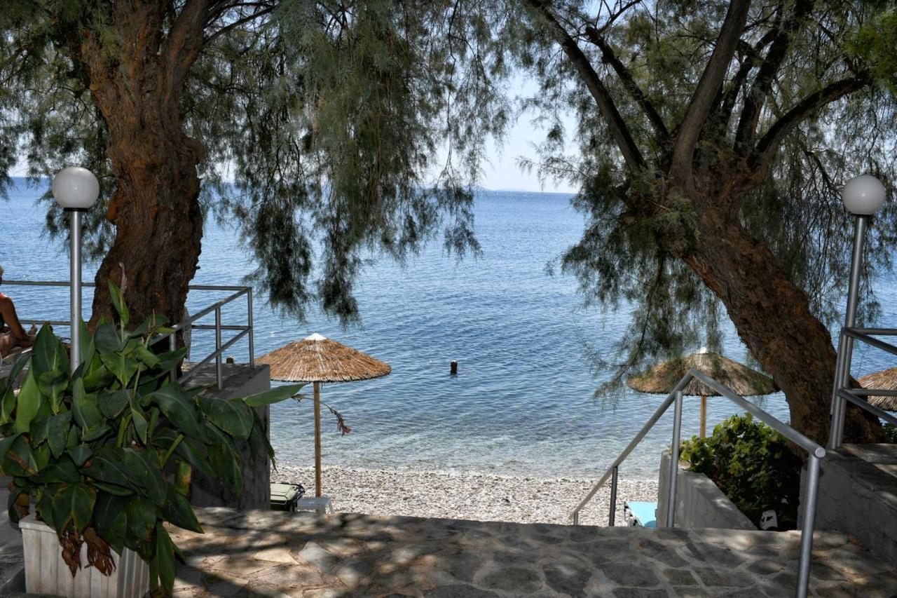 Siagas Beach Hotel Agioi Theodoroi Exteriör bild