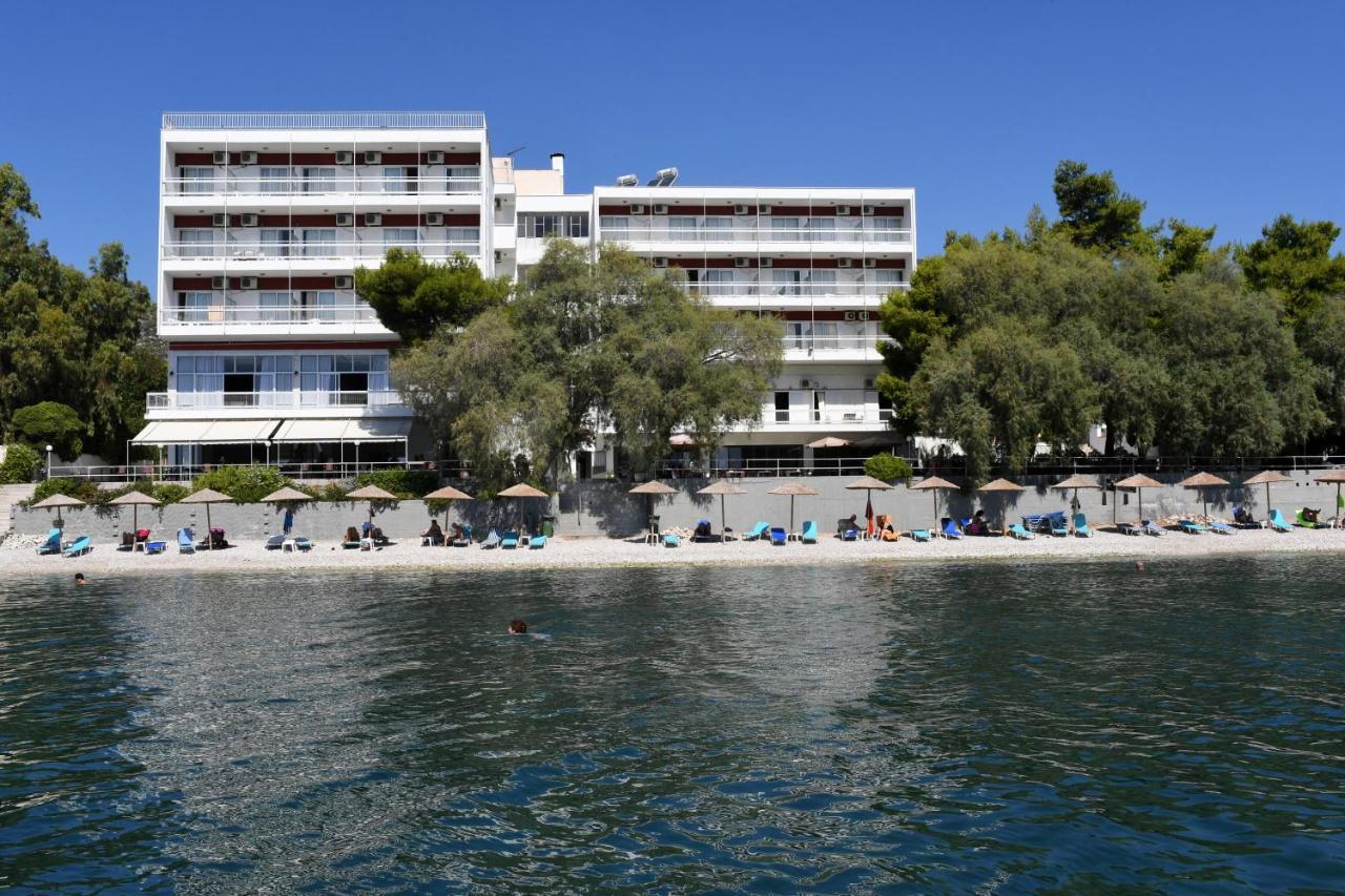 Siagas Beach Hotel Agioi Theodoroi Exteriör bild