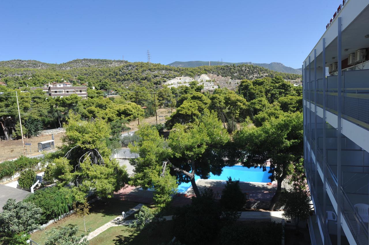Siagas Beach Hotel Agioi Theodoroi Exteriör bild
